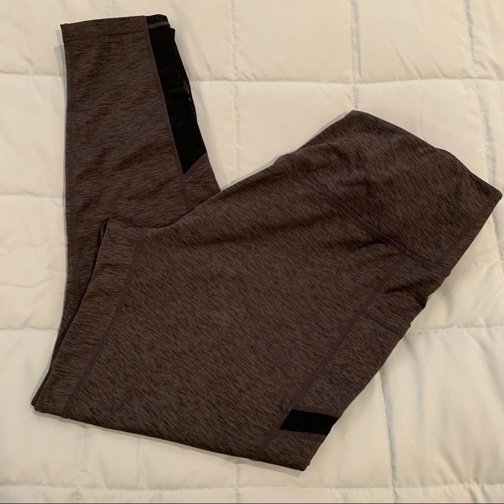 Yoho Yoha Gray Leggings With Mesh